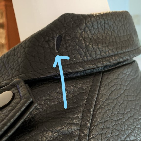 BB Dakota Black Floral Embroidered Moto Faux Leather Jacket - Picture 8 of 13